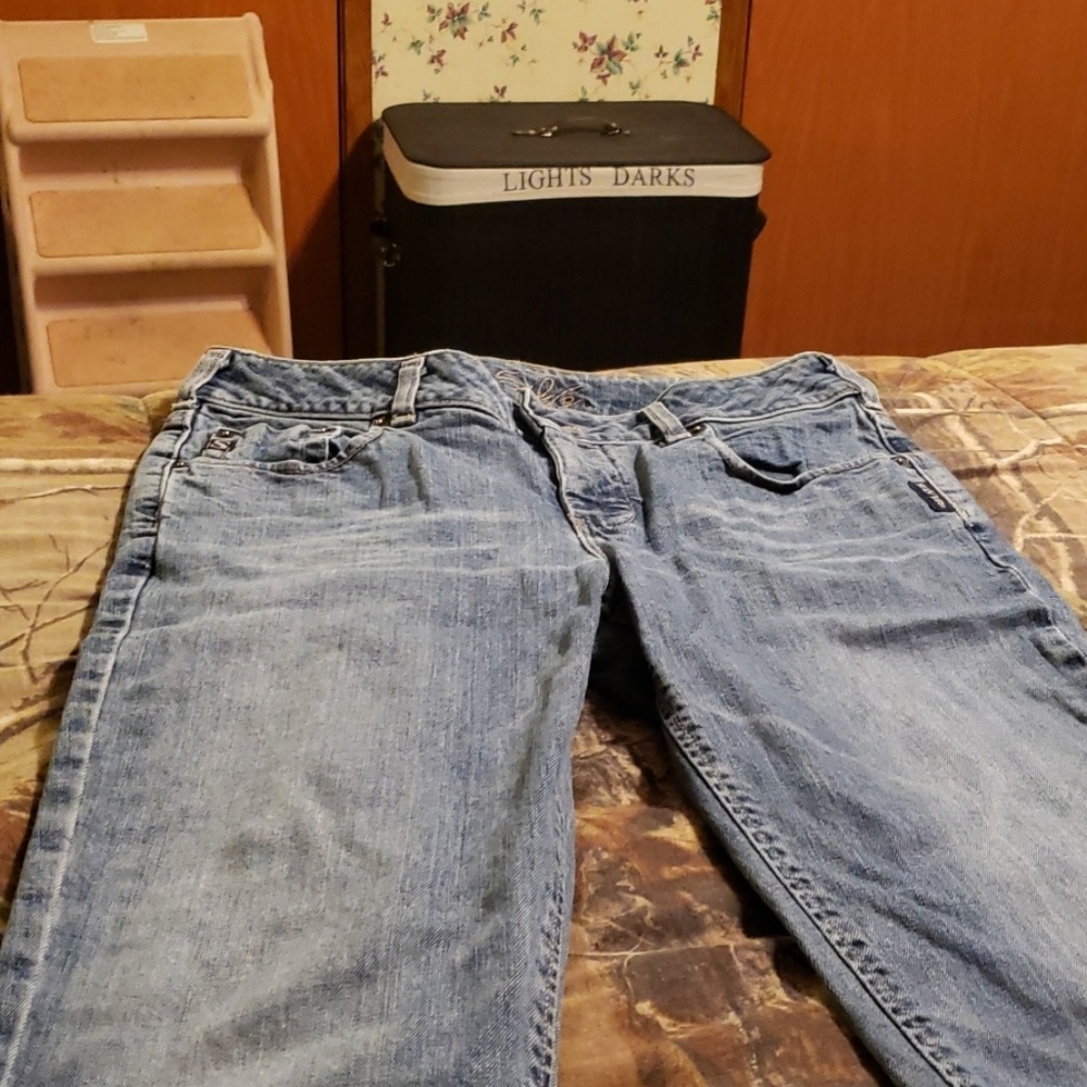 Silver jeans